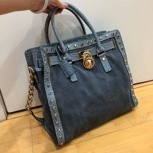 Michael Kors Hamilton Large Alligator Embossed